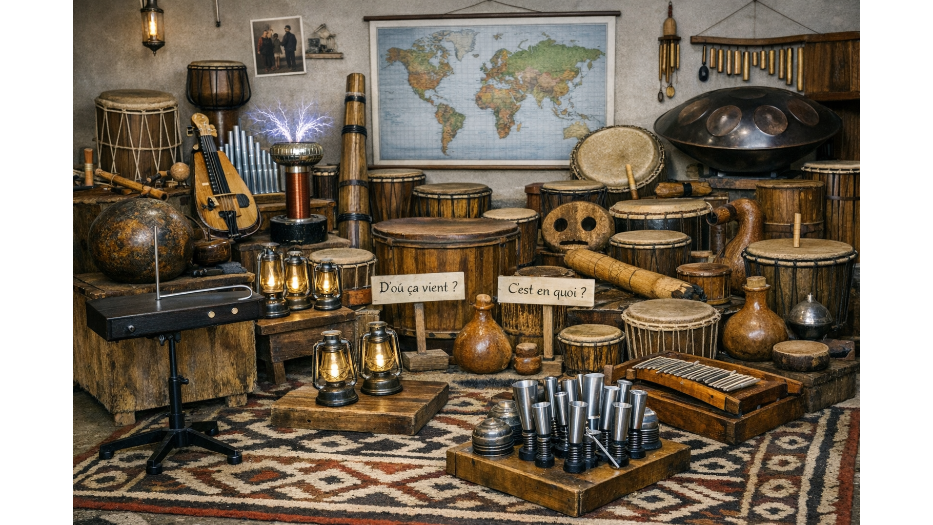 image de couverture de À LA DÉCOUVERTE D'INSTRUMENTS BIZARRES!!!